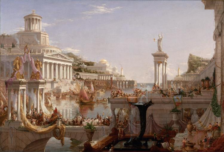 Thomas Cole The Course of Empire: The Consummation of Empire (mk13) china oil painting image